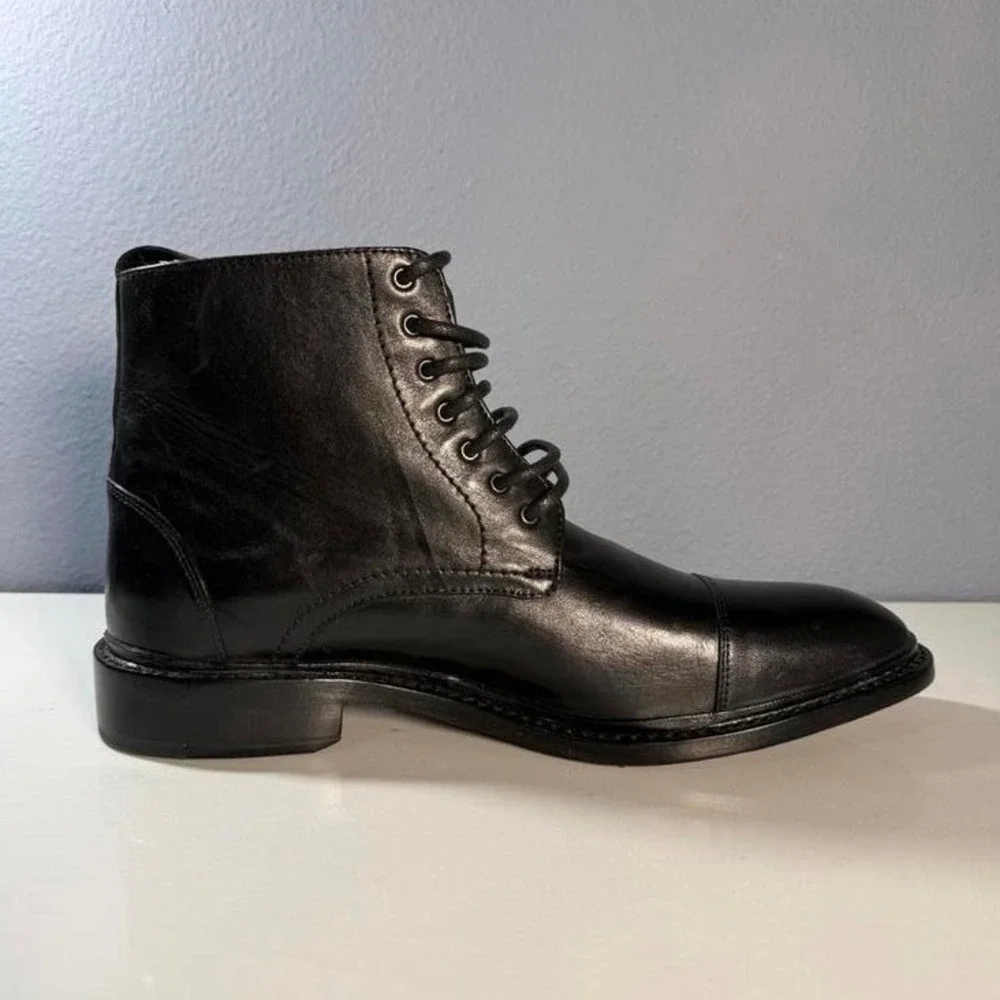 Anthony Veer‎ James Men's Leather Lace-Up Boots